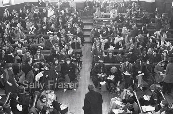 Sally Fraser, Womens Liberation Conference, Oxford, 1970. Photograph courtesy Sally Fraser
