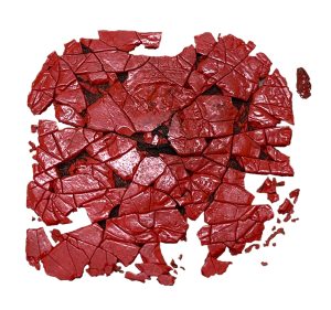 A shattered seal of dark red wax.